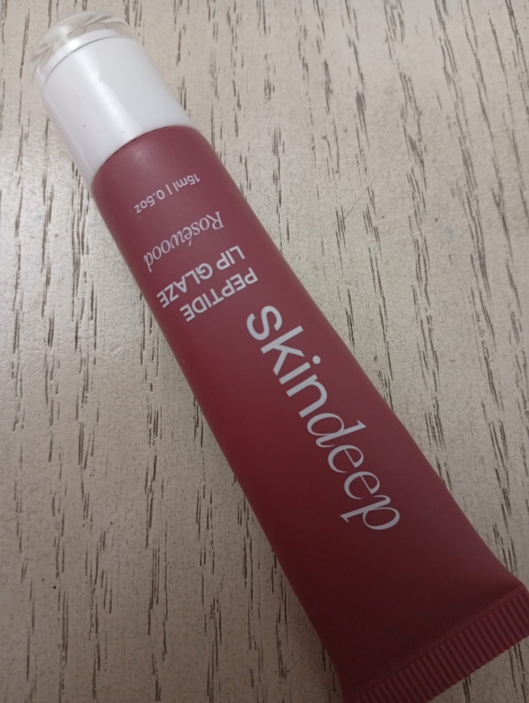 Customer photo review of Peptide Lip Glaze
