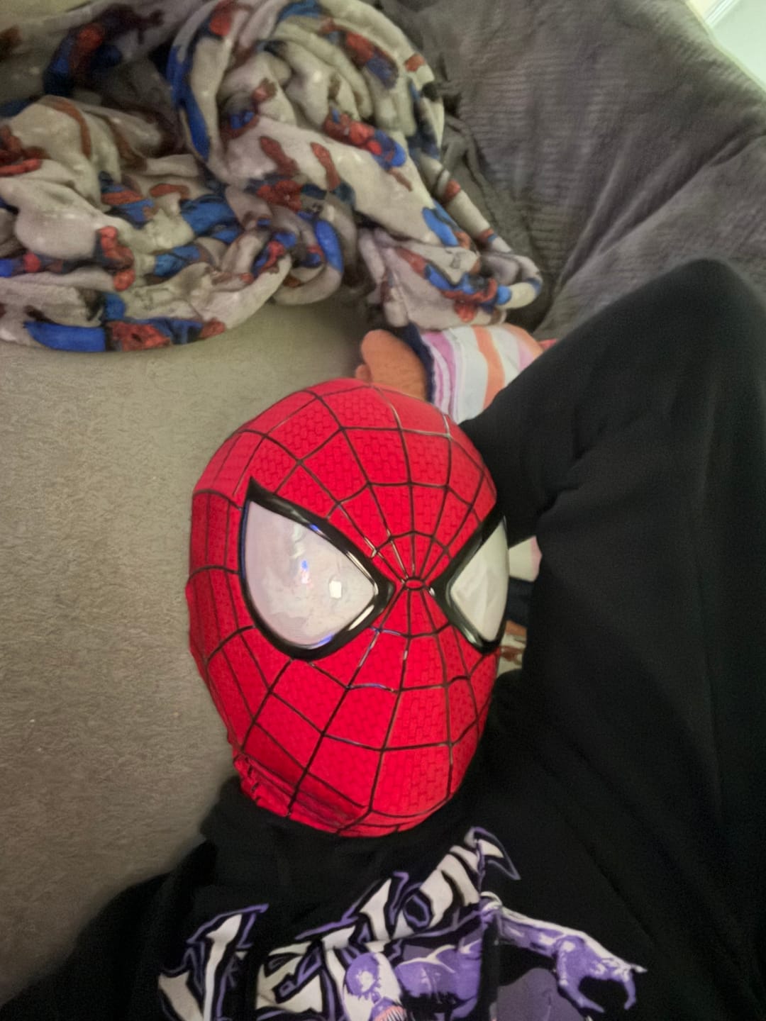 Customer photo review of SpideyJunky™ Andrew Garfield TASM 2 Spidey Mask
