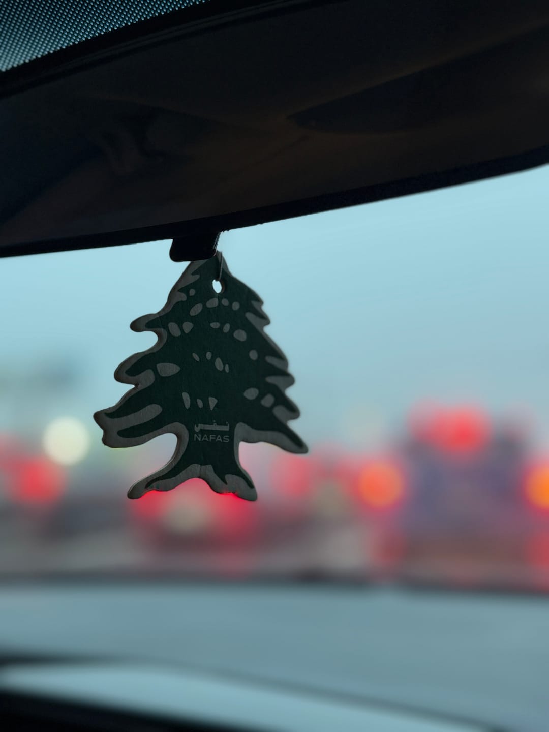 Customer photo review of Lebanese Cedar Air Freshener + Sticker Pack