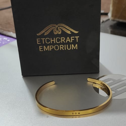 Customer photo review of Personalised Classic Bracelet