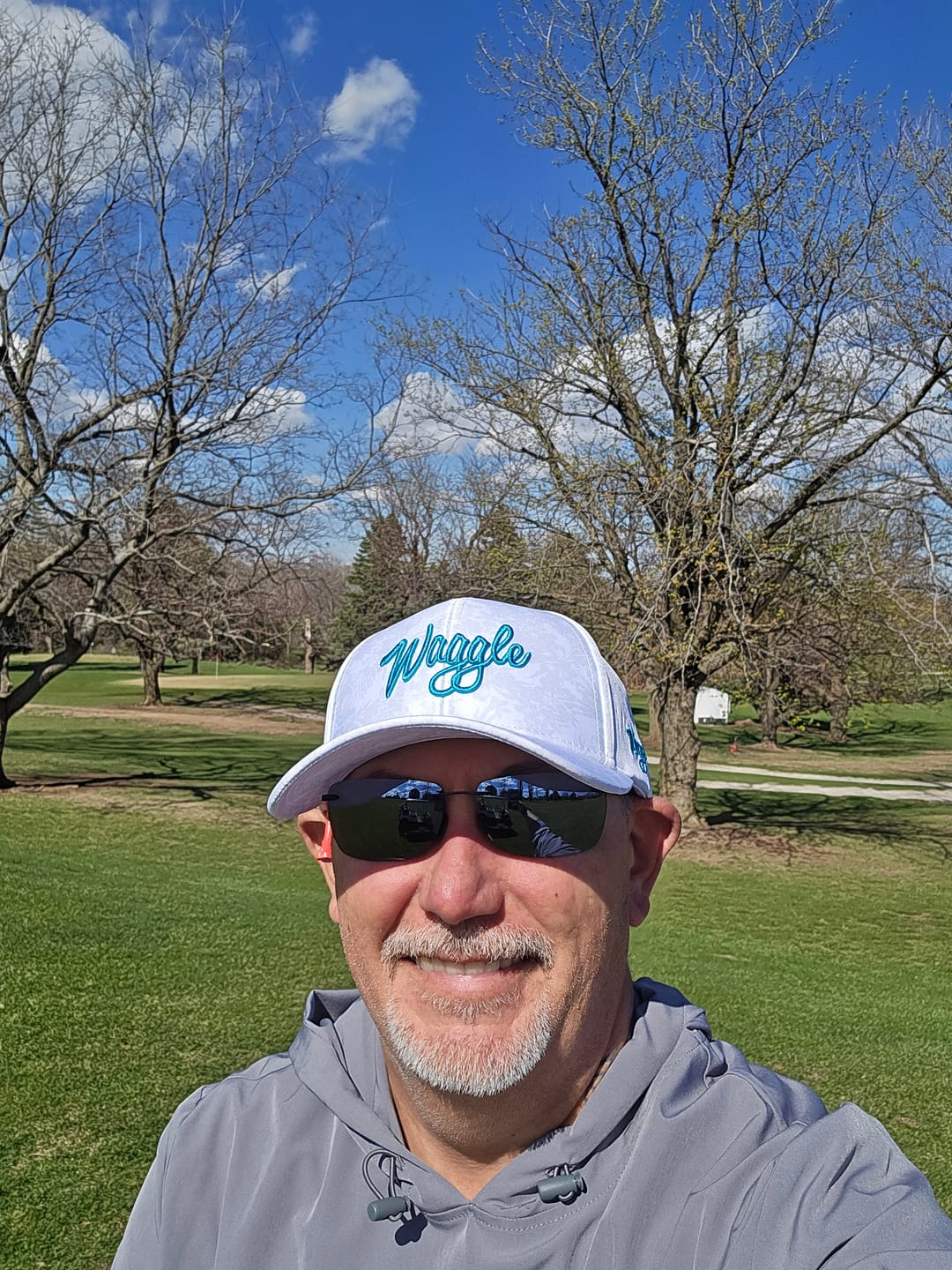 Customer photo review of Waggle Brand Hat - Tropic Breeze