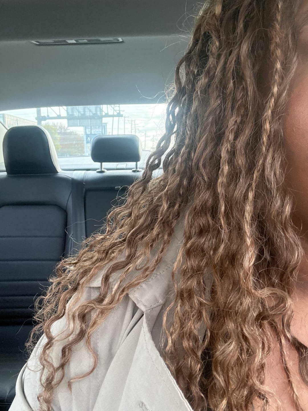 Customer photo review of #4/27/30 Mix Color Blend Deep Wave Human Crochet Hair