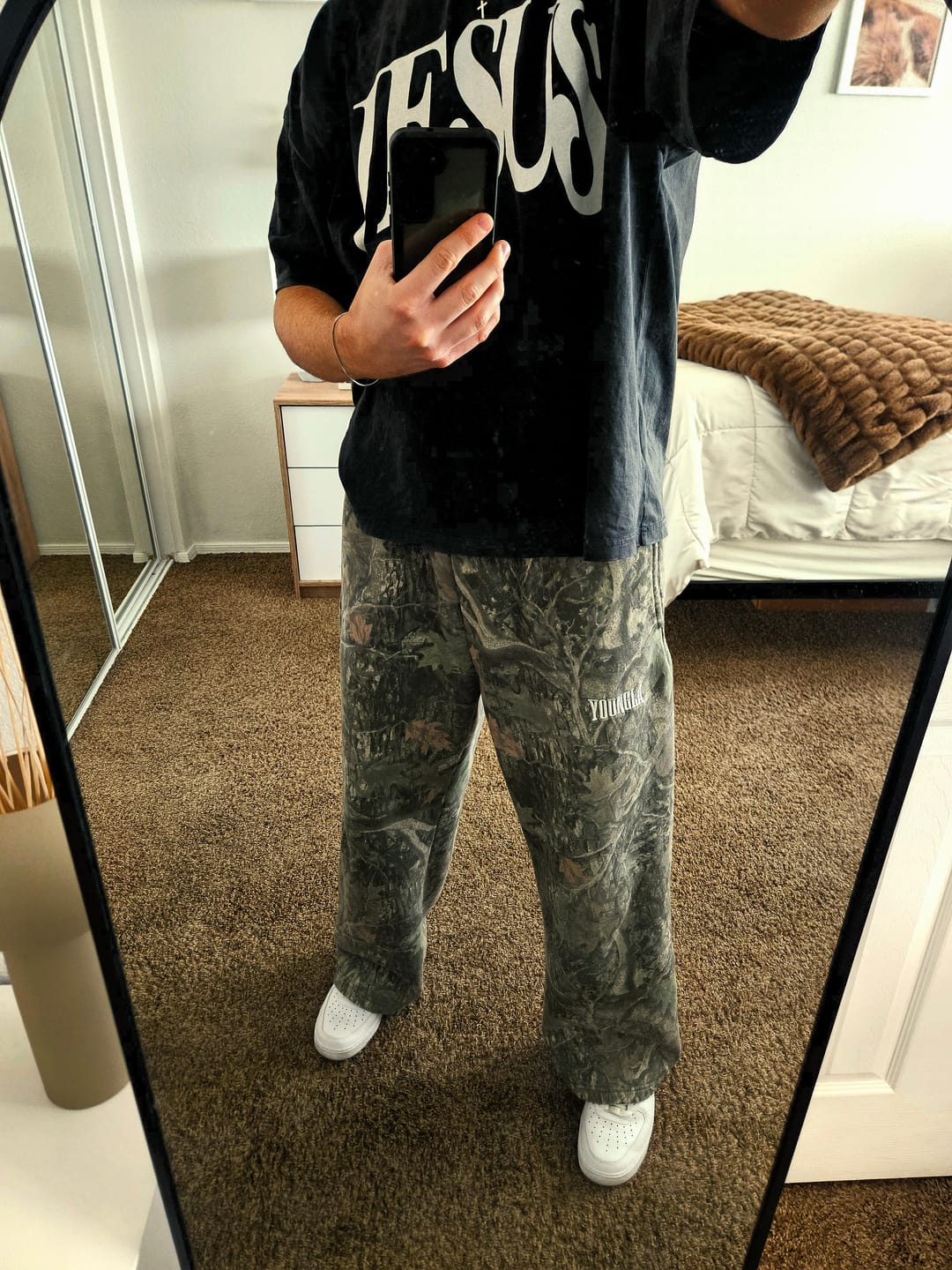 Customer photo review of 2133 - Tree Camo Baggy Sweats