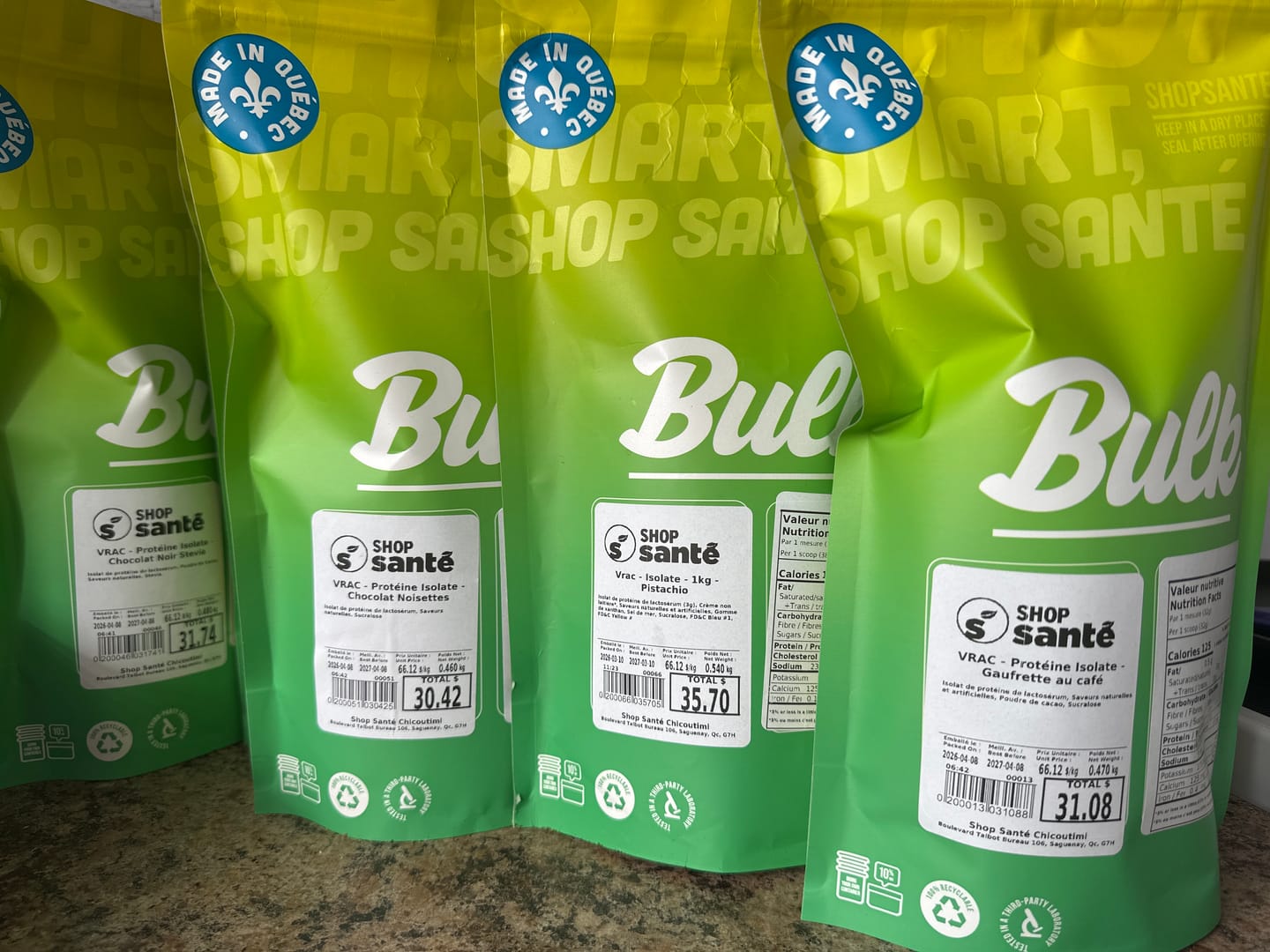 Customer photo review of Vrac - Protéine Isolate - 1lb