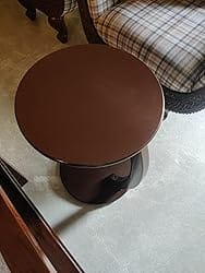 Customer photo review of C Shaped End Table,Round C Table, Snack Side Table, C Shaped End Table for Sofa and Bed Side, Round Side Tables Living Room & Bedroom