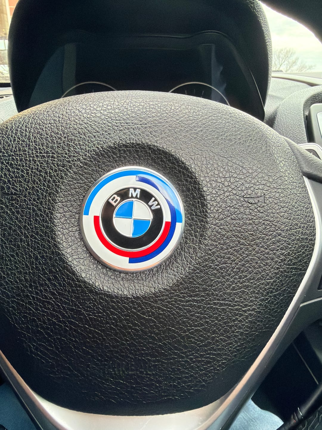 Customer photo review of BMW 50TH ANNIVERSARY EMBLEM BADGE