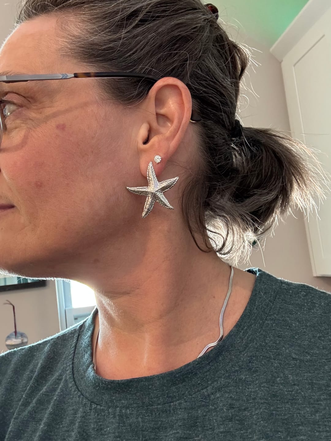 Customer photo review of Starfish Earrings (Bundle)