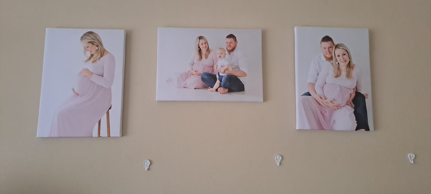 Customer photo review of 3 x A4 Canvas Combo