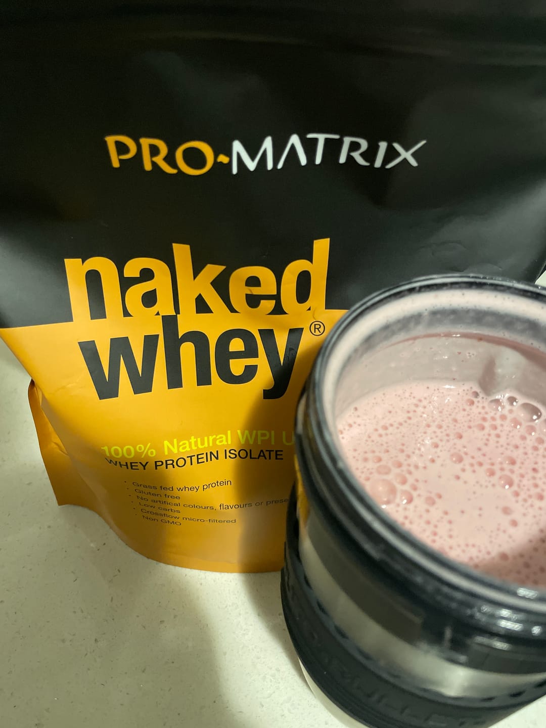 Customer photo review of 1kg UNFLAVOURED, Isolate NAKED WHEY