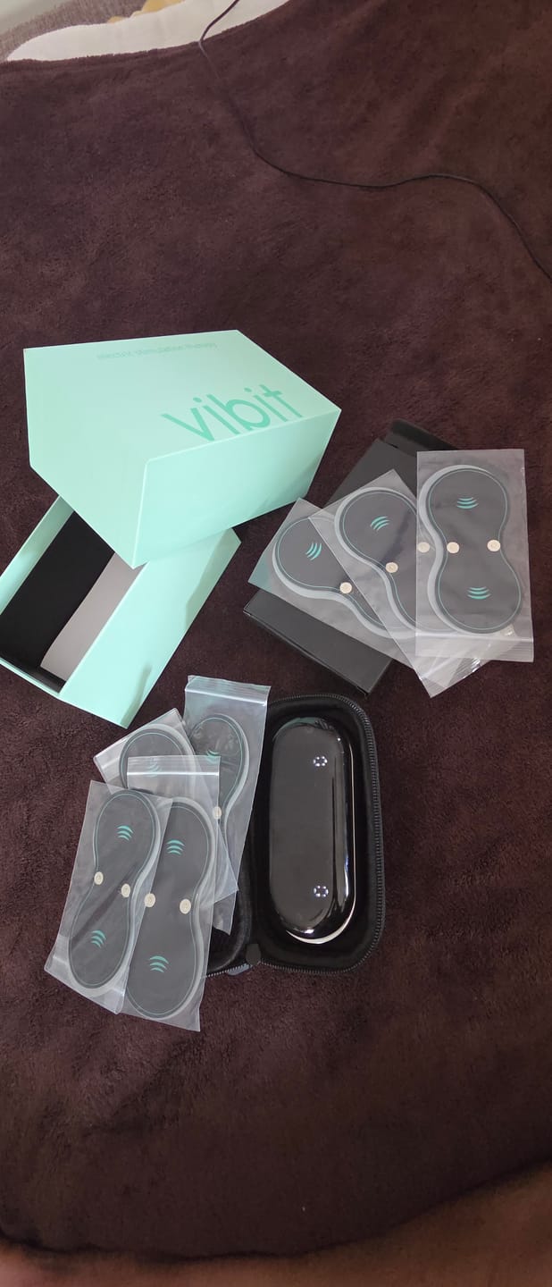 Customer photo review of Vibit TENS - Electrical Nerve Stimulation Therapy