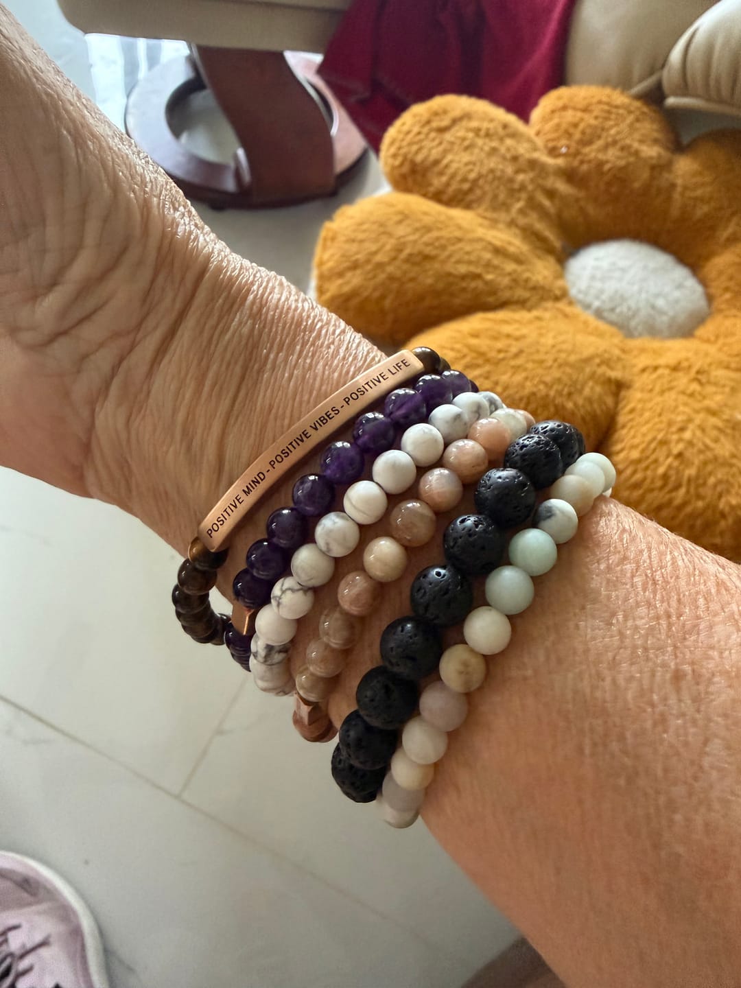Customer photo review of AMETHYST- ACCENT BRACELET