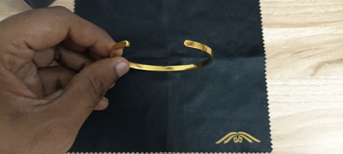 Customer photo review of Personalised Classic Bracelet