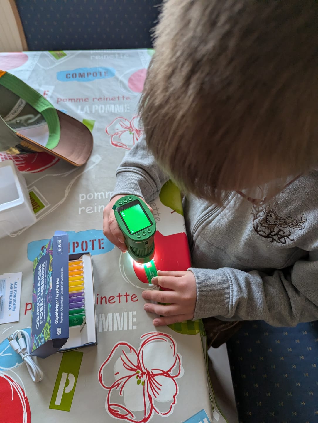 Customer photo review of Premiumtasche für Mikroskop