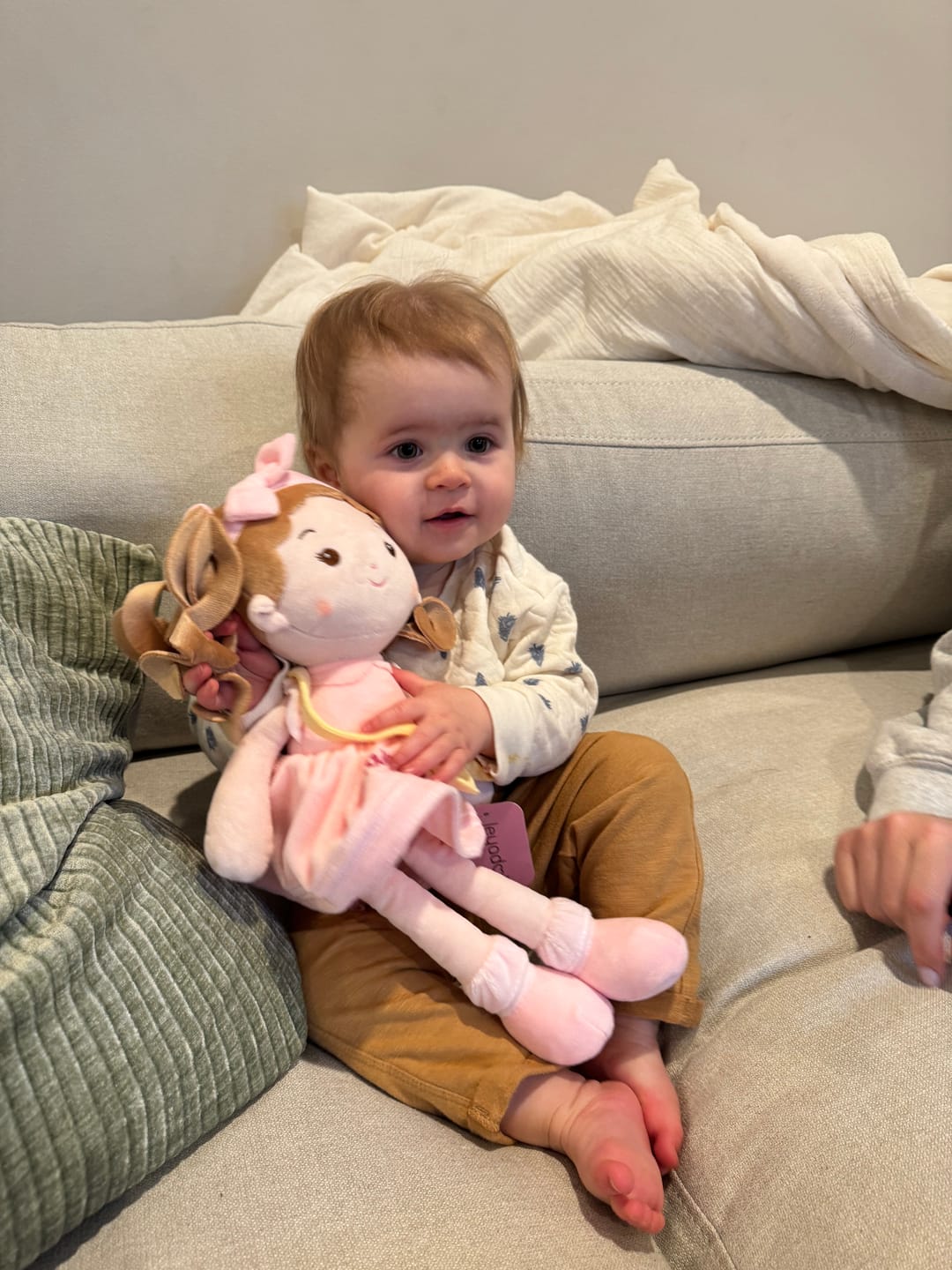 Customer photo review of Personalized Milly Girl & Her Pet