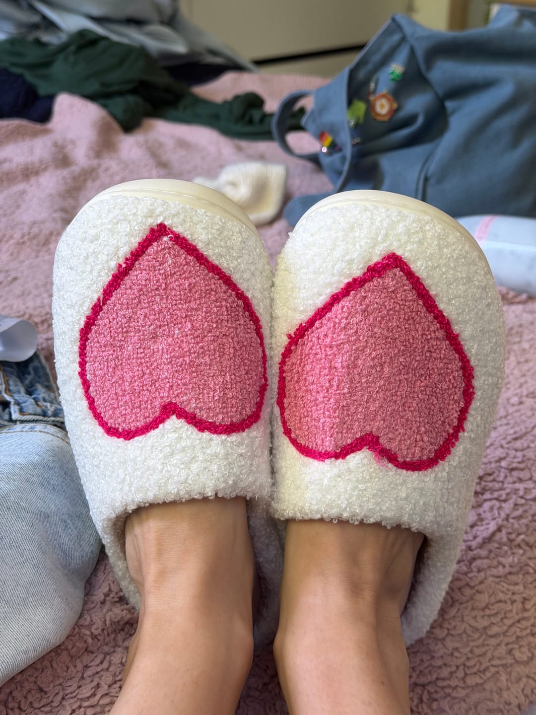 Customer photo review of Lover's Plush Slippers