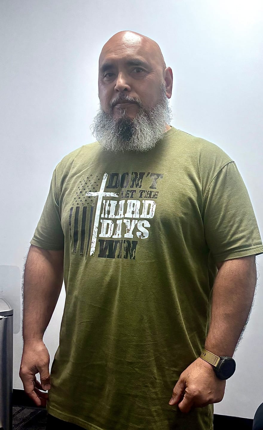 Customer photo review of Hard Days Tee