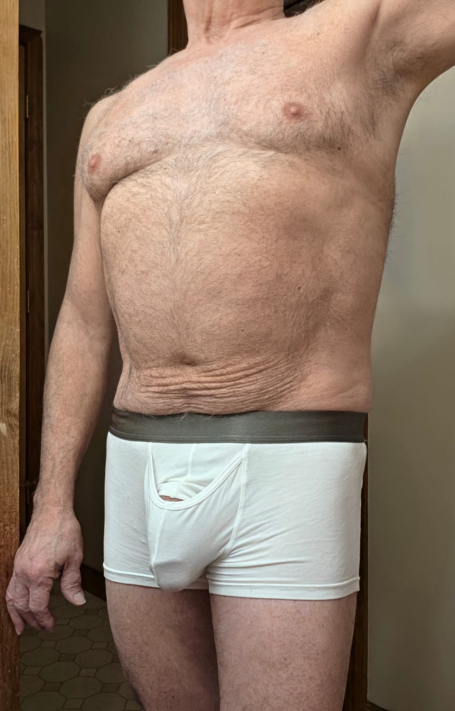 Customer photo review of Men’s Breathable Trunks with Button Fly