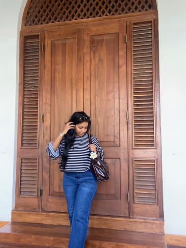 Customer photo review of Oreo Cookie Crop Pullover