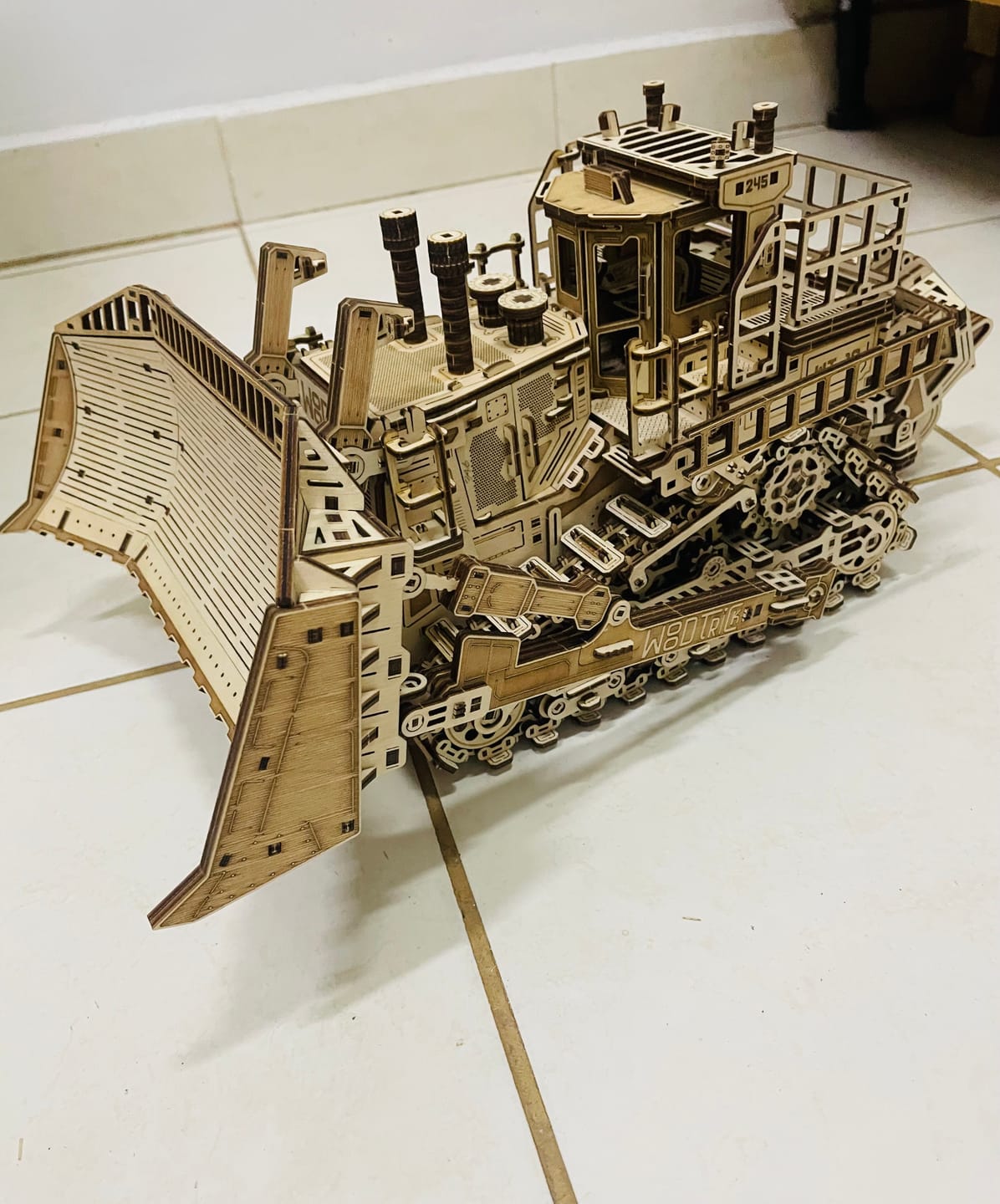 Customer photo review of Rokrgeek Fantasy Steampunk Train 3D Wooden Puzzle