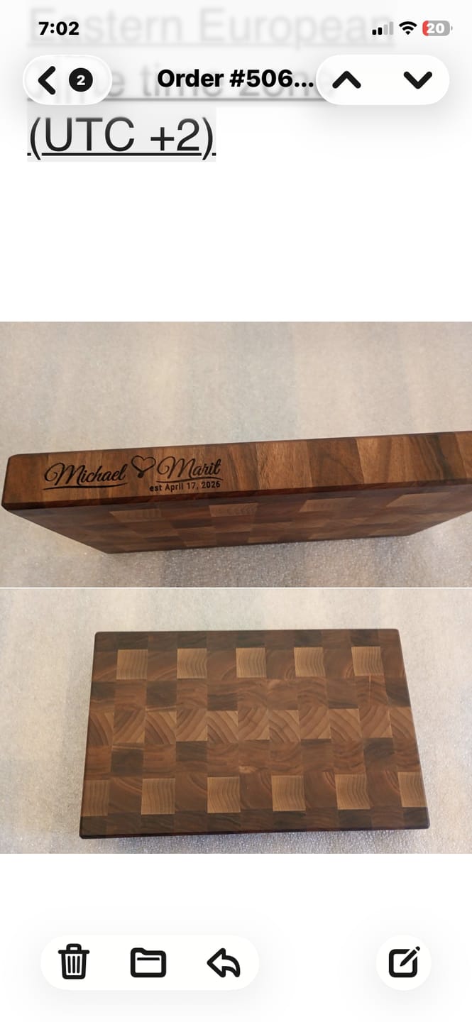 Customer photo review of GrainWoods Board Butter