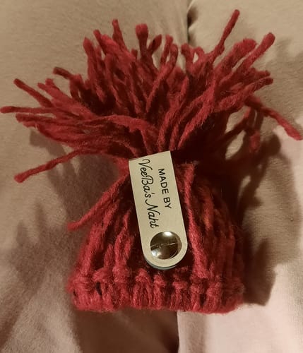 Customer photo review of Personalisierte Labels mit Chicago Screws - Kunstleder-Label mit Schrauben