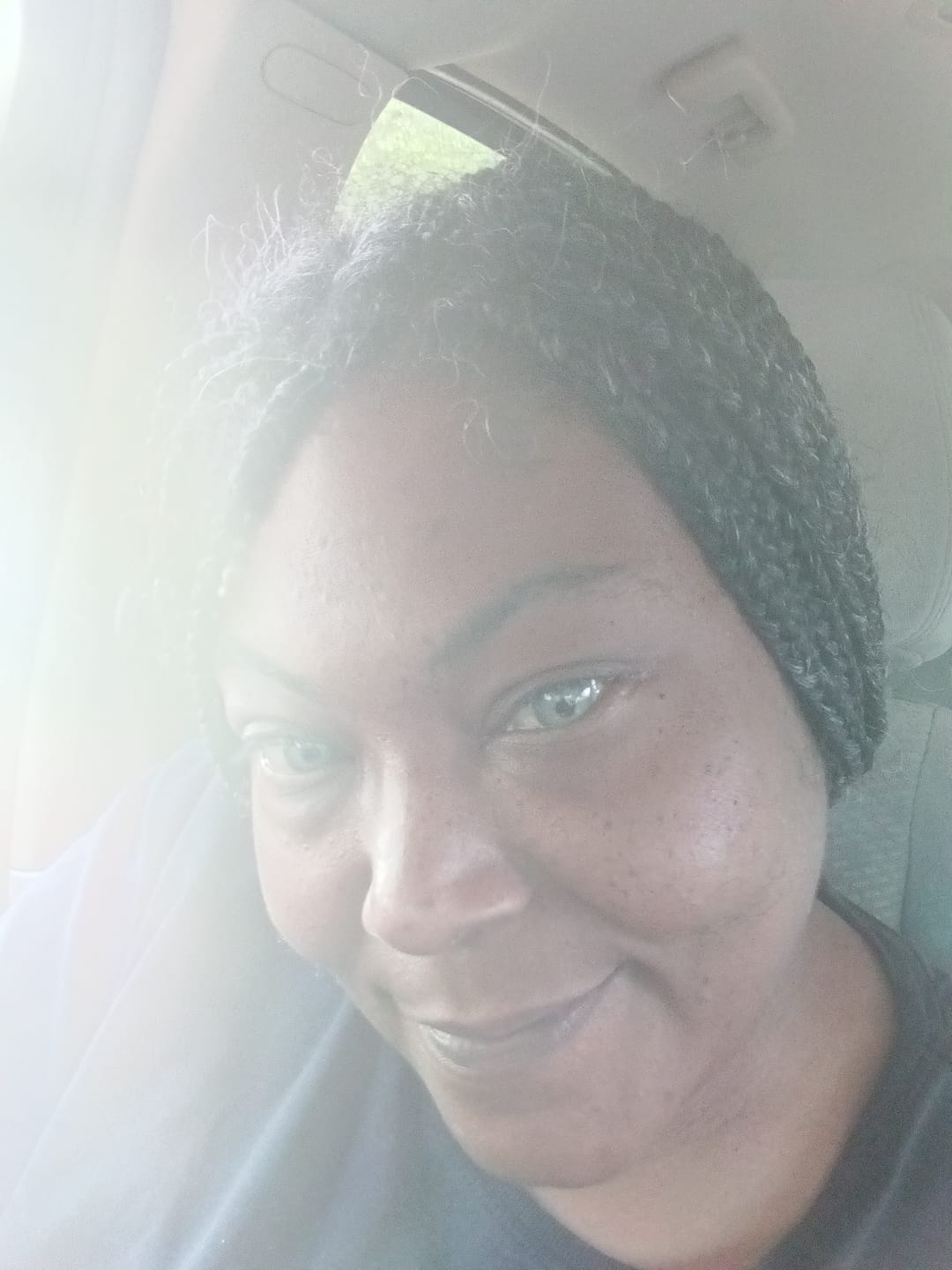 Customer photo review of Amazonia Icy Volcano Gray Prescription Colored Contact Lenses
