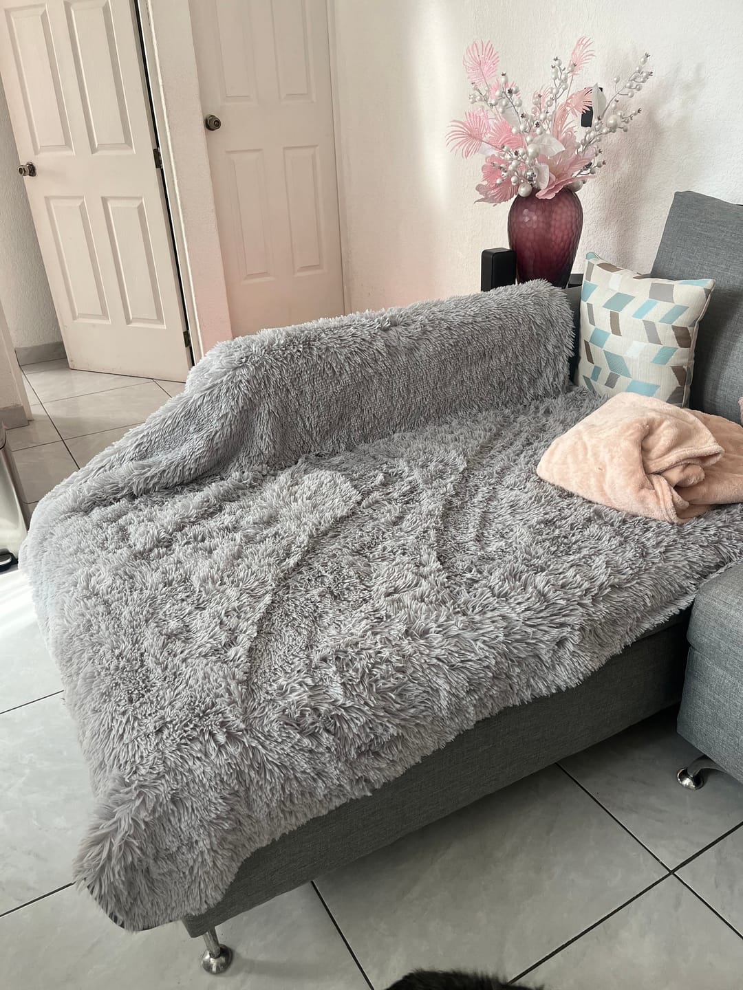 Customer photo review of Cobija Impermeable para Perros