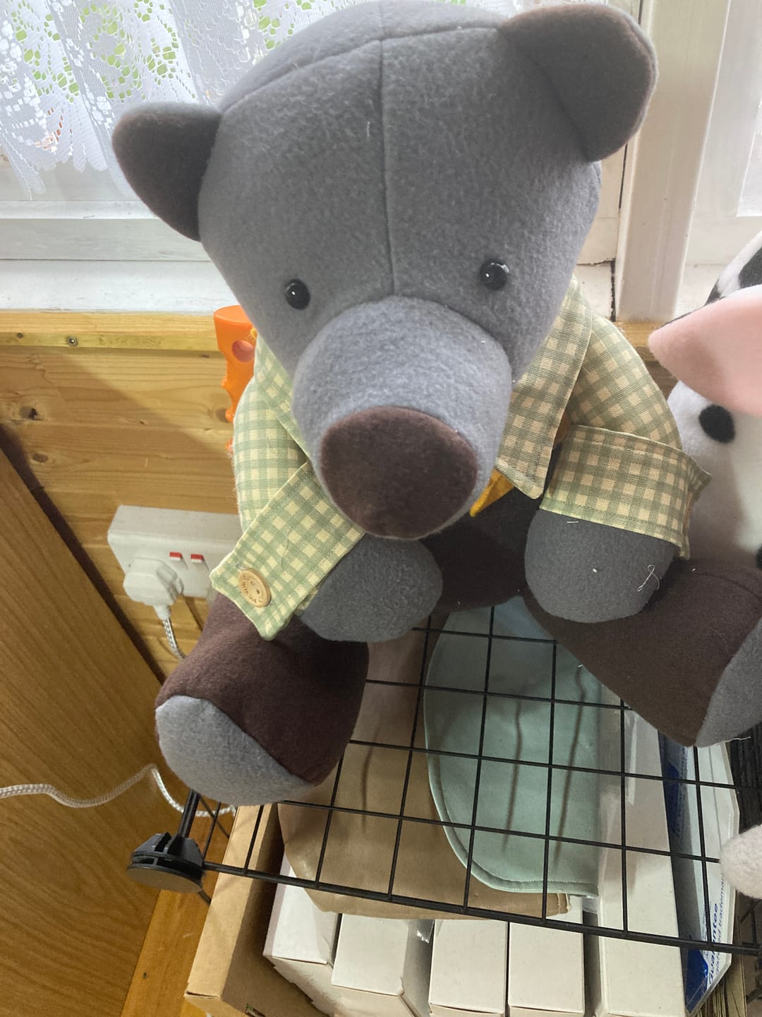 Customer photo review of Plain Anti Pill Polar Fleece Fabric