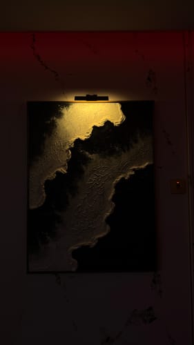 Customer review photo for Plaster Art Texture Painting #SG349
