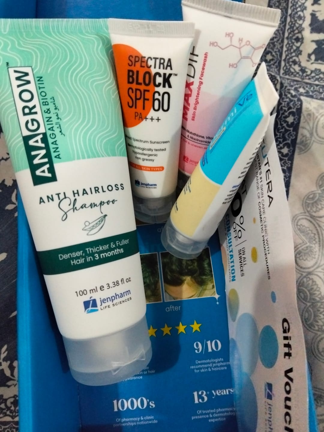 Customer photo review of Anagrow Hair Serum