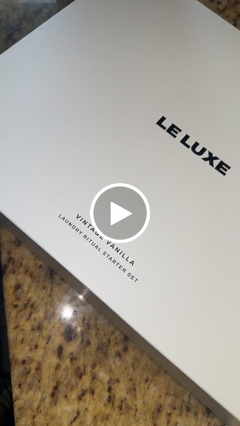 Customer video review of Laundry Ritual Starter Set - Vintage Vanilla