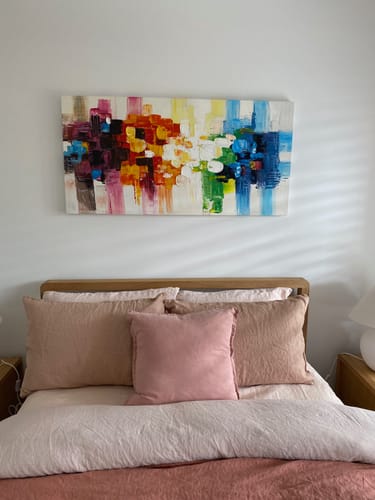 Customer review photo for Colorful Painting #CA016