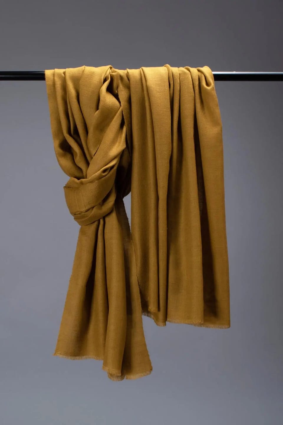 Customer photo review of Mustard Pashmina