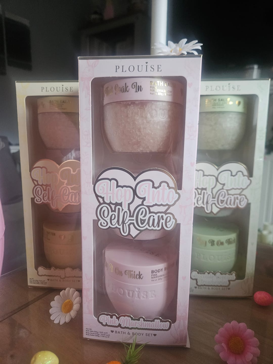 Customer photo review of Hop Into Self-Care Bath & Body Trio
