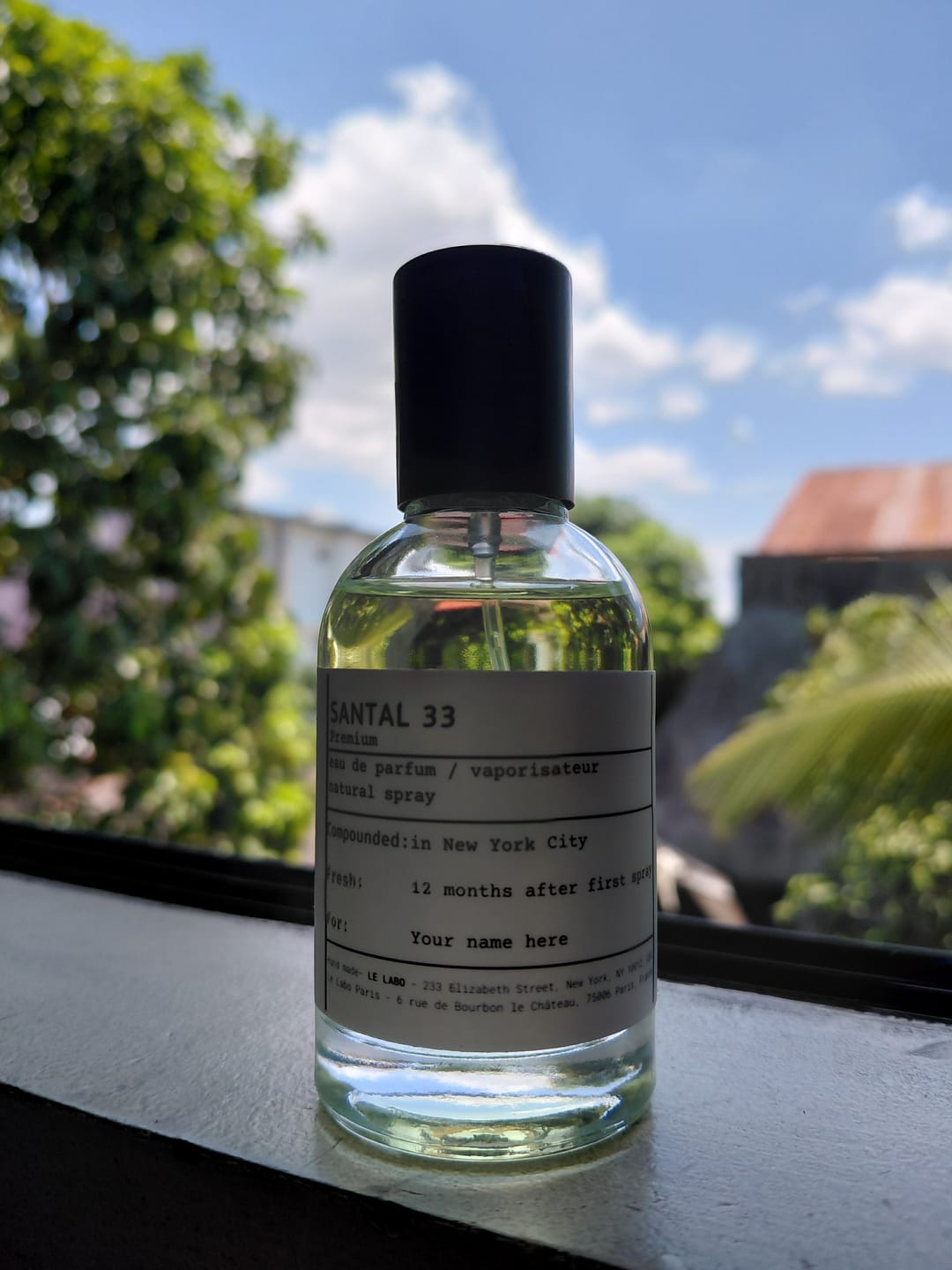Customer photo review of Le Labo Fragrance