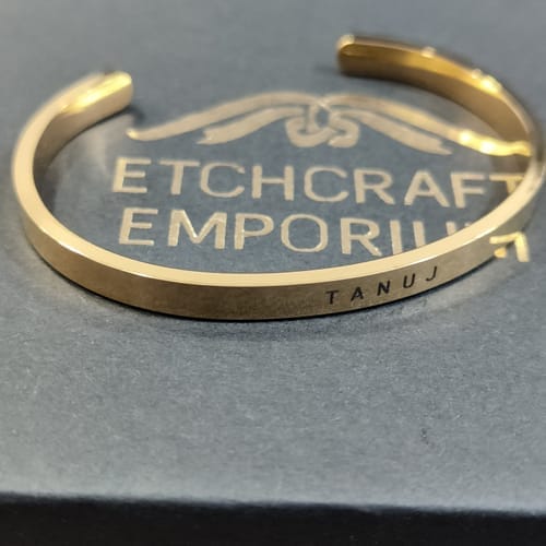 Customer photo review of Personalised Classic Bracelet