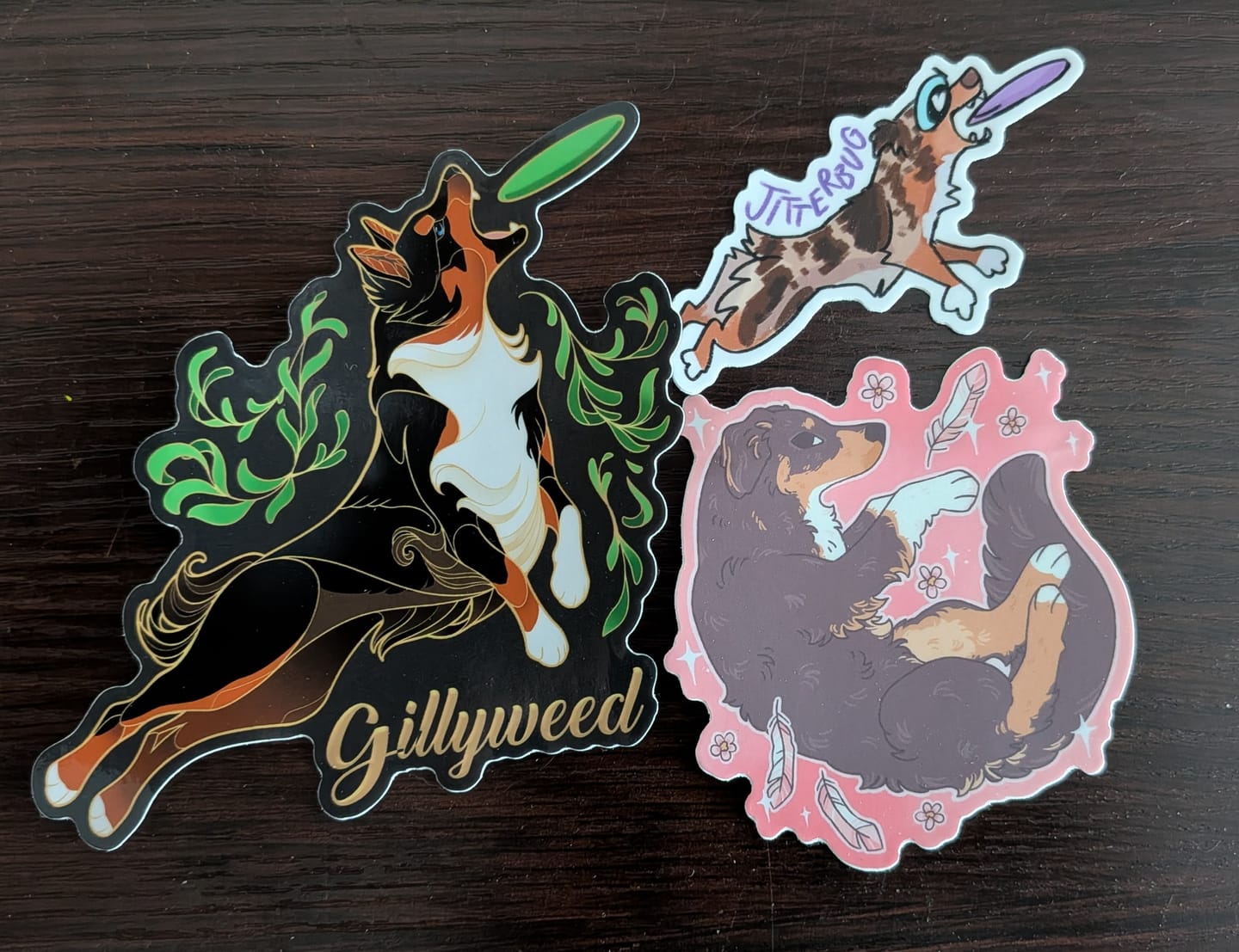 Customer photo review of Cut to Shape Stickers