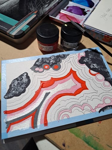 Customer photo review of Van Gogh Watercolour Paper  4x6 10 Sheets