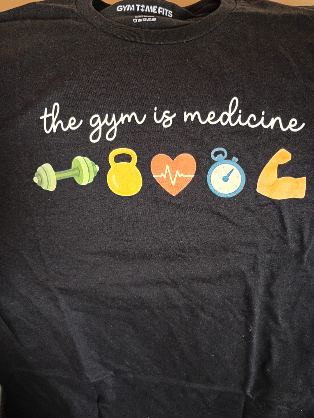 Customer photo review of Gym Medicine T-Shirt