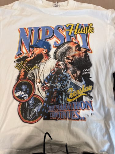 Customer photo review of Nipsey Hussle Tee