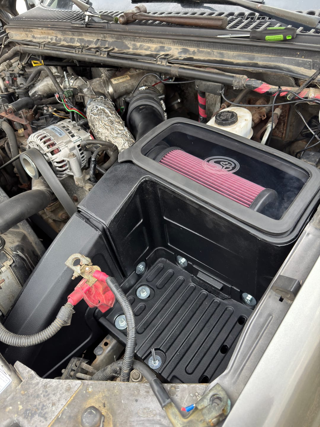 Customer photo review of 99-03 7.3 Powerstroke S&B Cold Air Intake 75-5062
