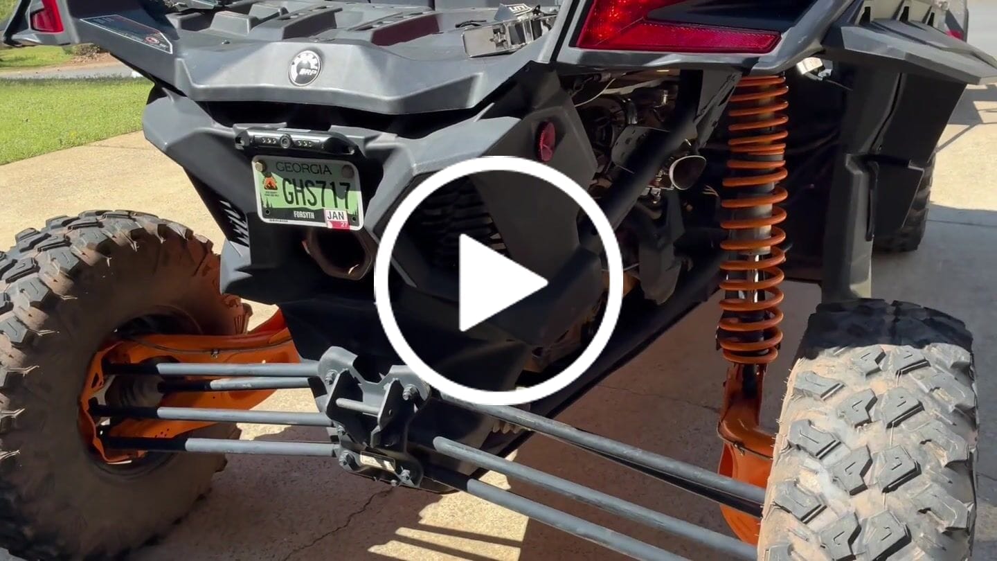 Customer video review of RPM Can-Am X3 E-Valve 2.5" Electronic Dump Valve Exhaust / Mid pipe