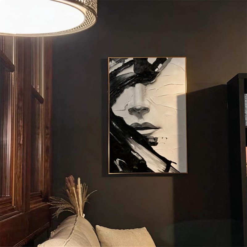 Customer photo review of Abstract People Canvas Art #AE011