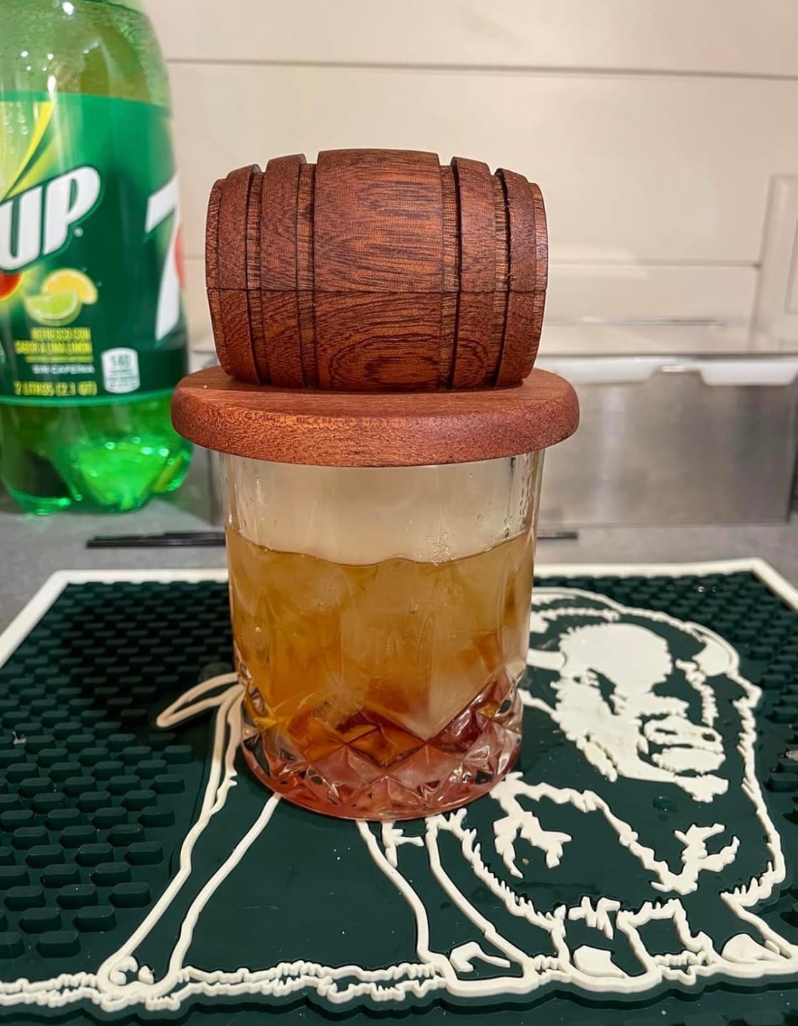 Customer photo review of Noir Barrel Smoker - Signature Edition