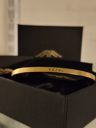 Customer photo review of Personalised Classic Bracelet