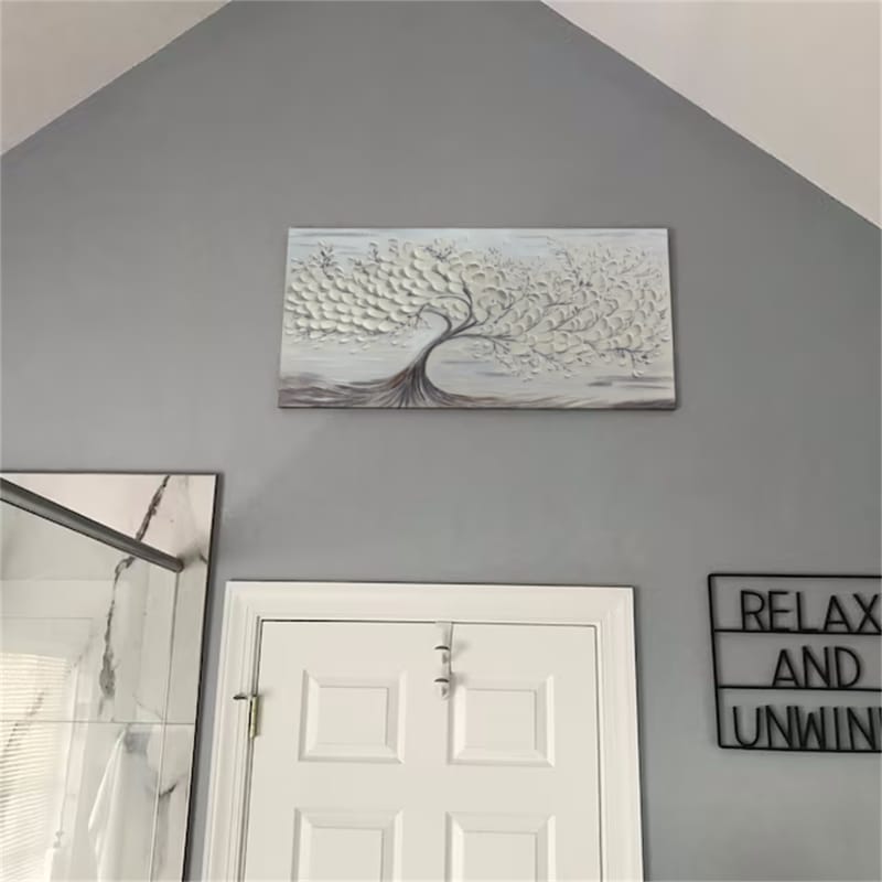 Customer photo review of Tree Textured Painting Canvas #TP015