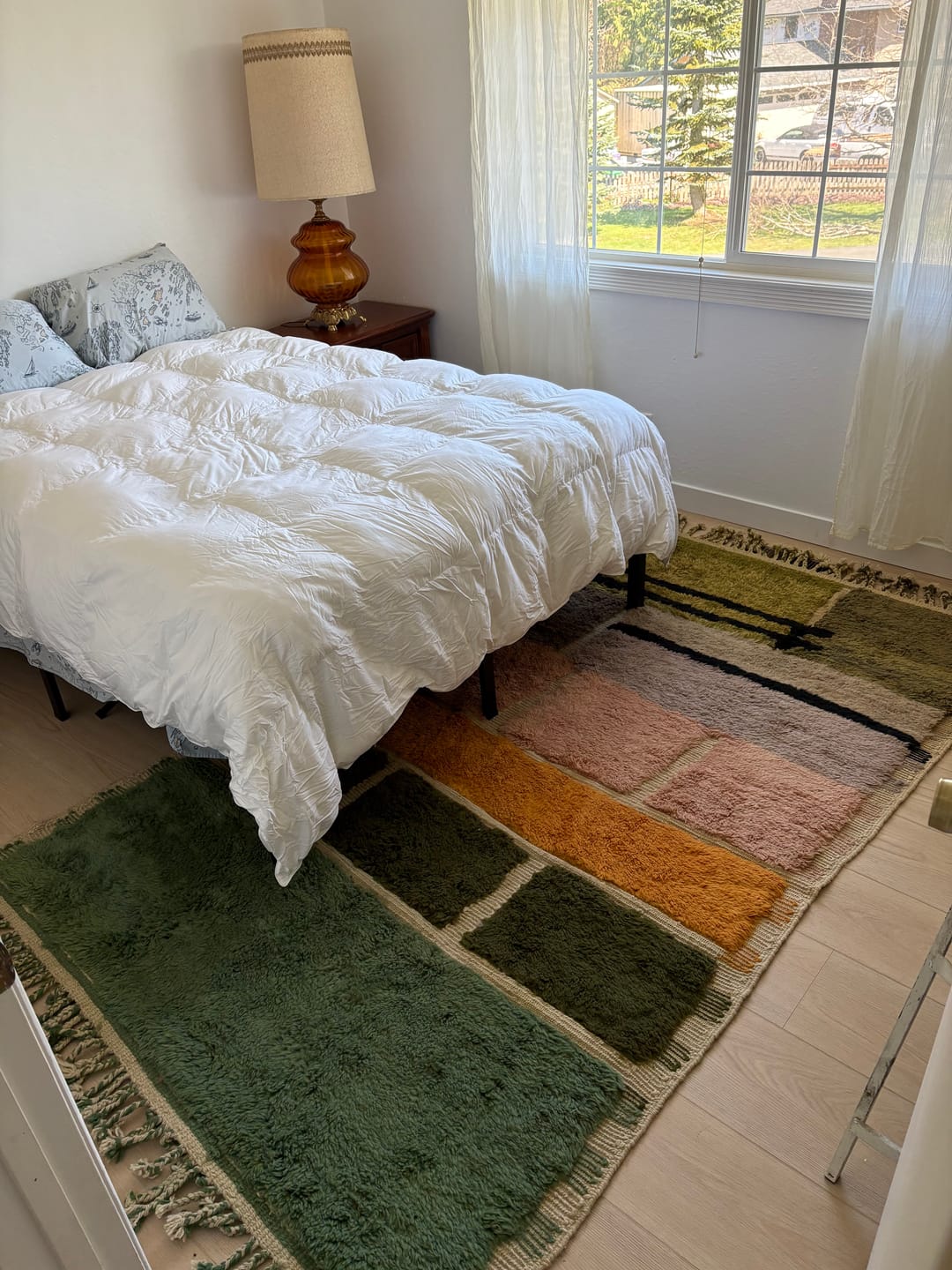 Customer photo review of Kitia - Olive Green Moroccan Shag Rug - Luxury Beni Mrirt Wool Rug | Custom-Rug (Made to Order)