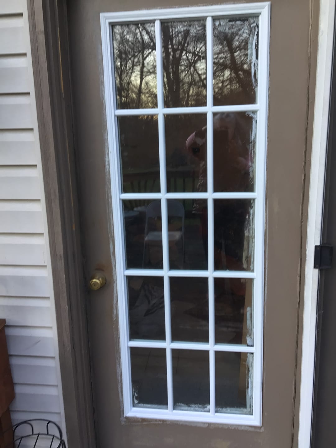 Customer photo review of Full Lite Frame Kit with 15 Grids