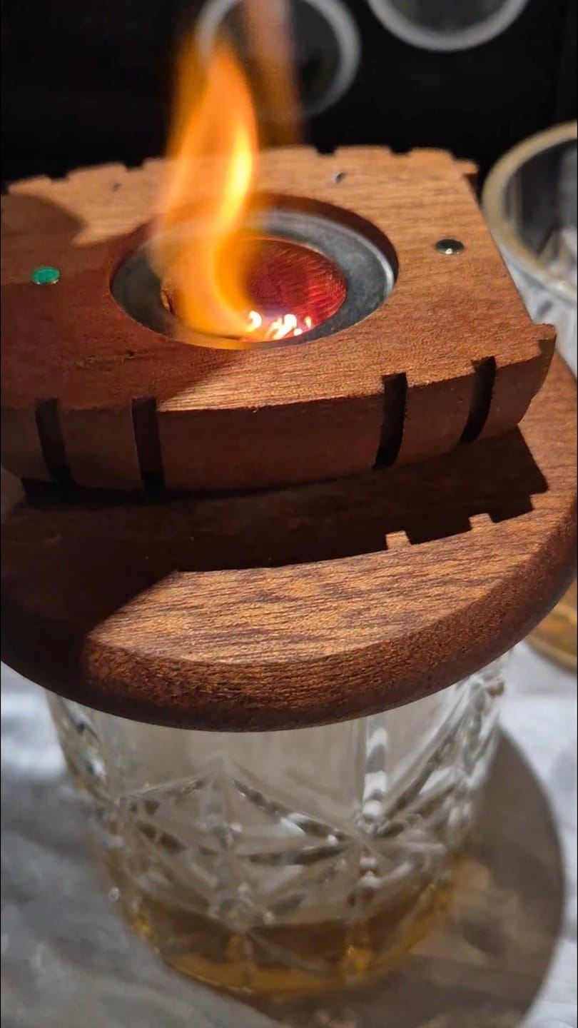 Customer photo review of Noir Barrel Smoker - Signature Edition