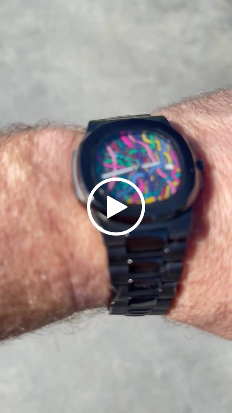 Customer video review of TECHNAUTIC CERAMIC WATCH CUSTOMIZE